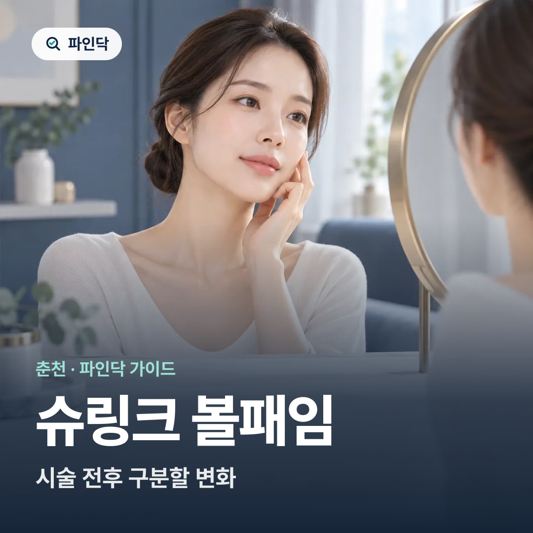 슈링크 볼패임 — 시술 전후 구분할 변화